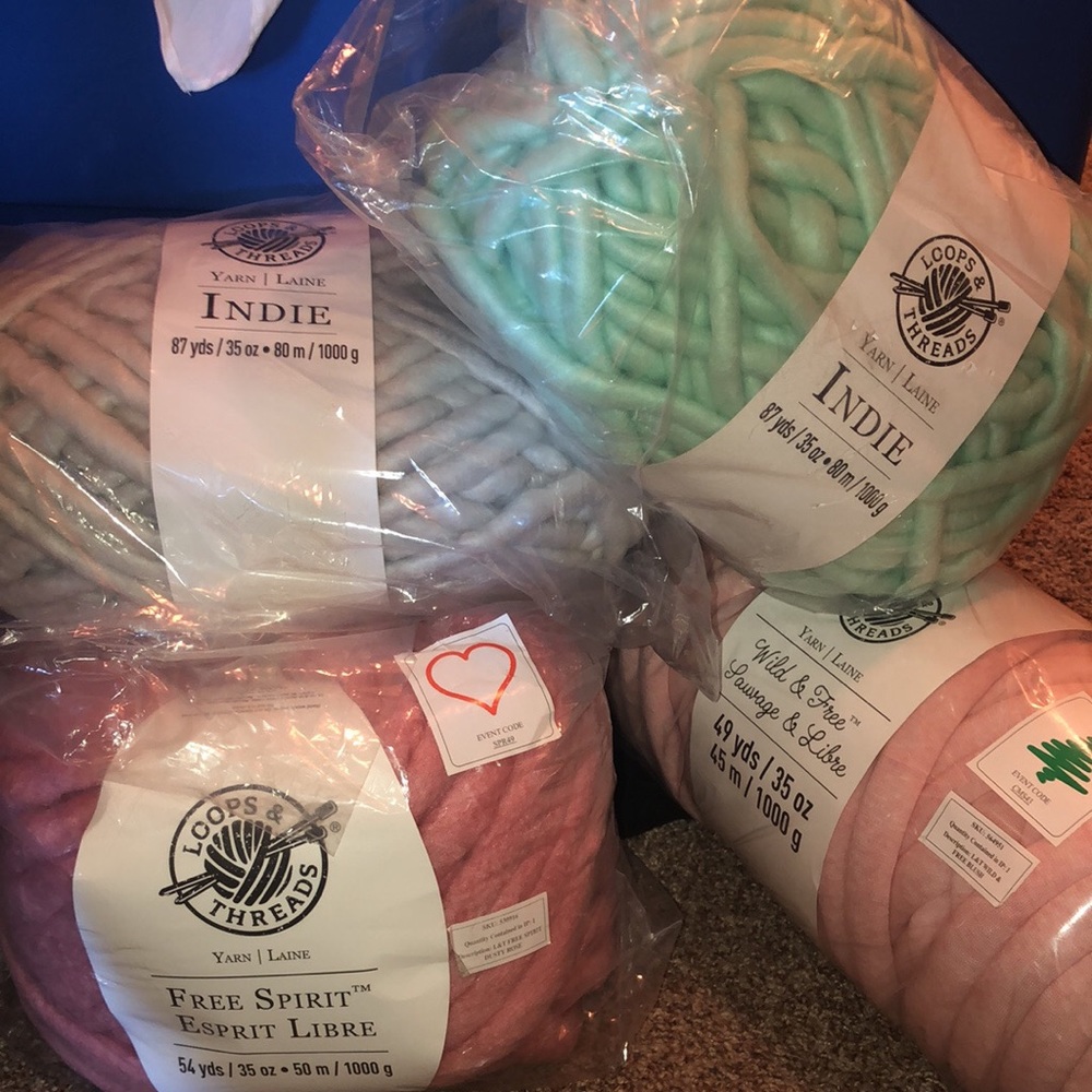 Loops & Threads chunky yarn